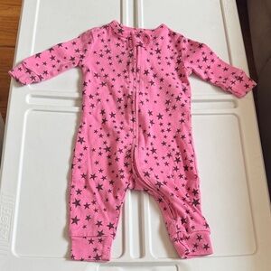 Baby gap pink star onesie size 0-3m